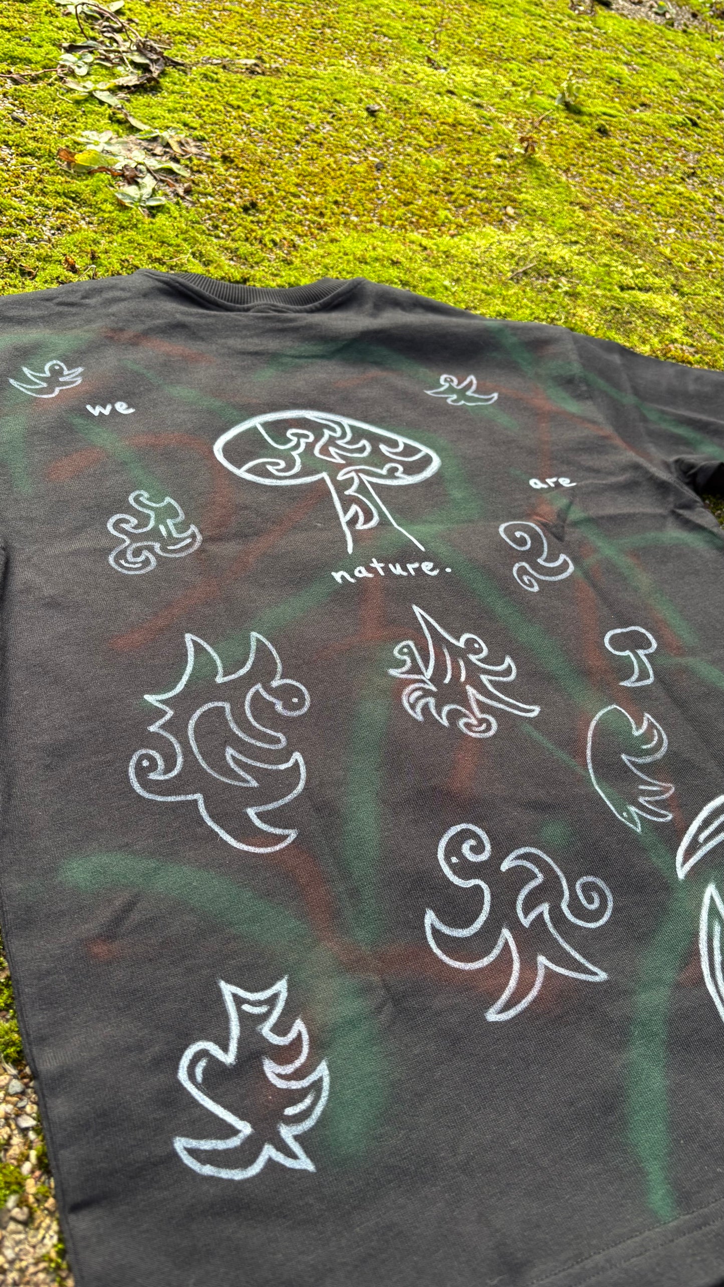we are nature. shroom shirt