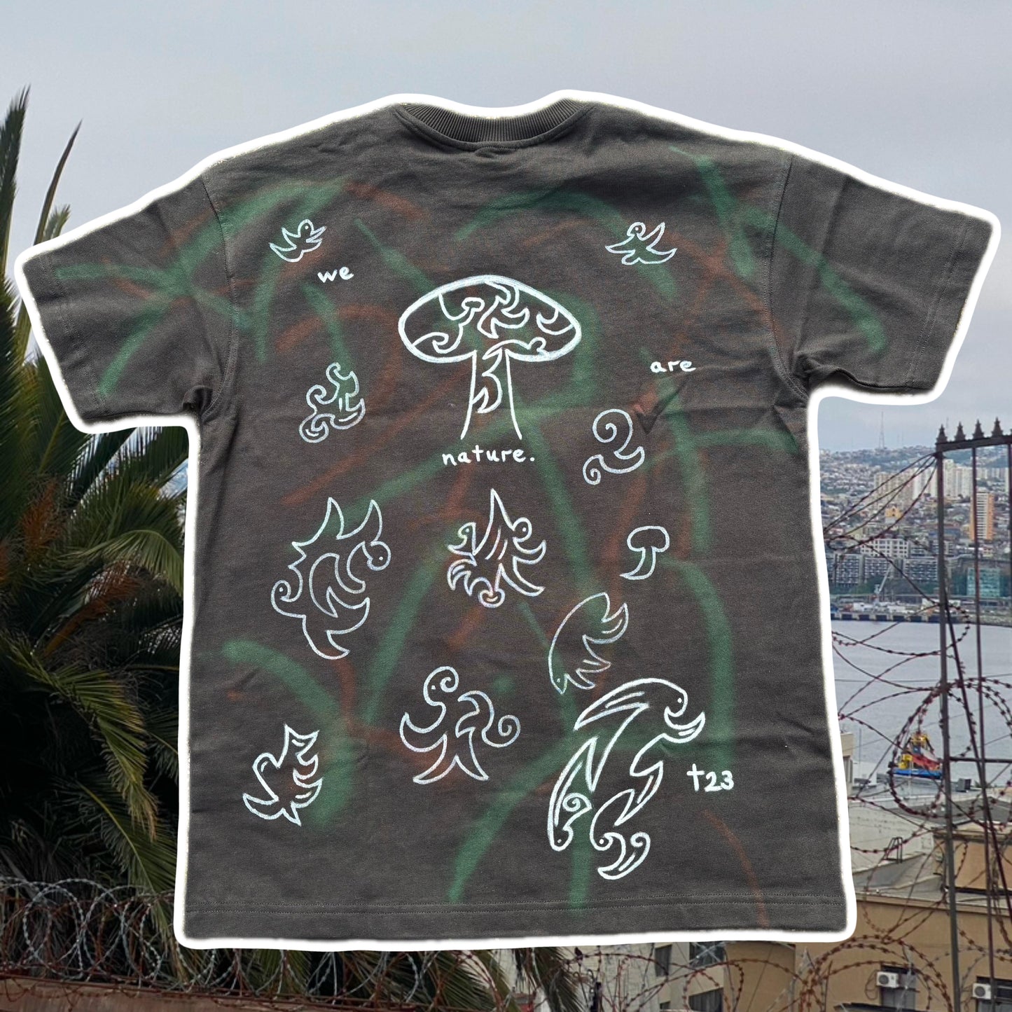 we are nature. shroom shirt
