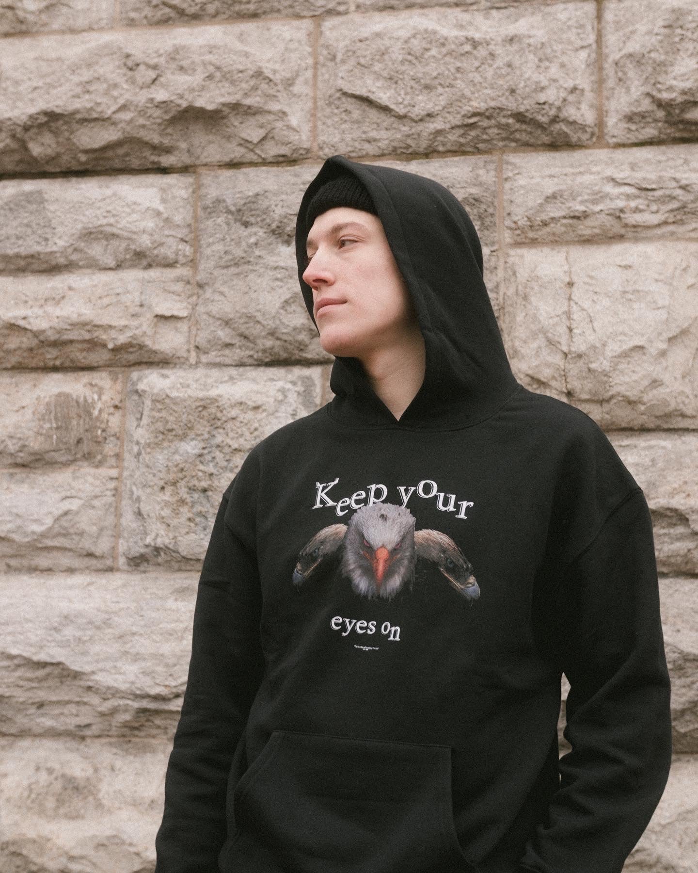 eagles hoodie jetblack