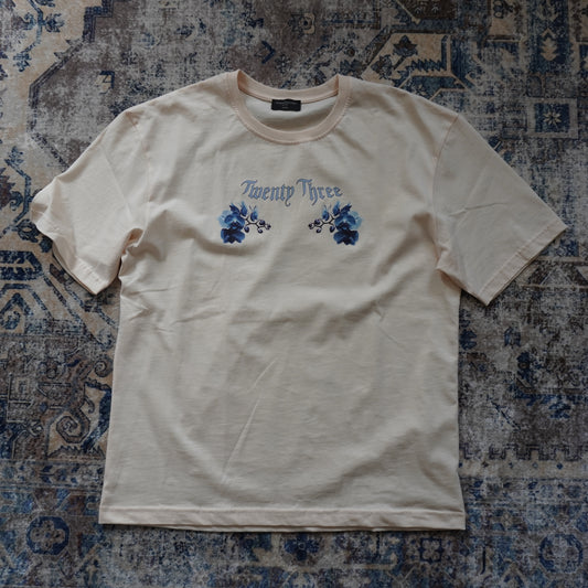 orchids t-shirt vanilla cream