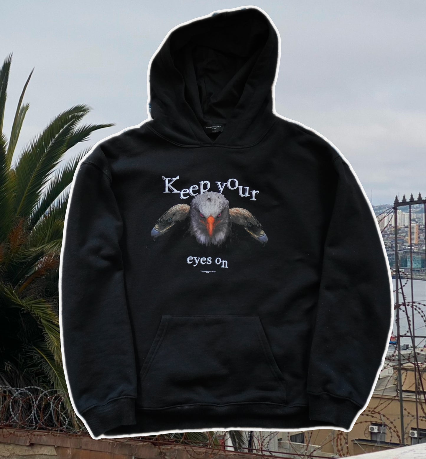 eagles hoodie jetblack